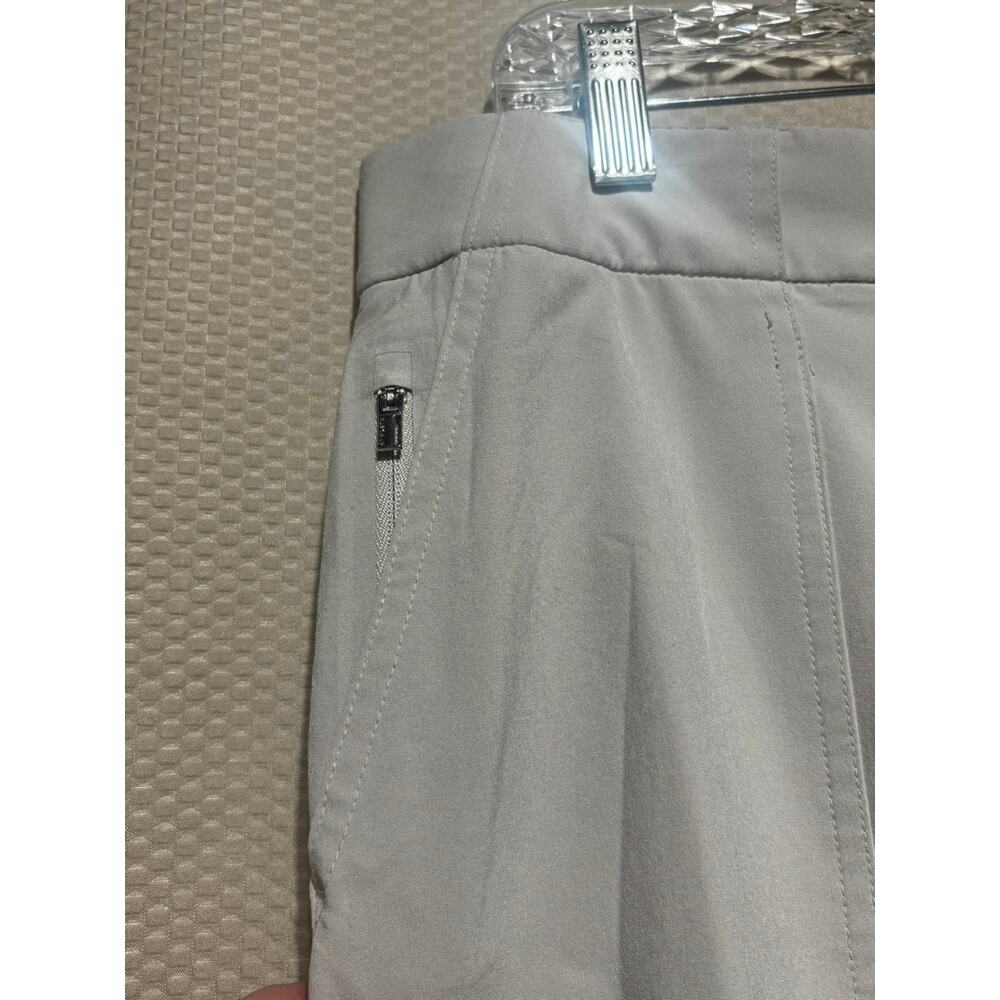Athleta‎ Tribeca Pants Womens 10 Khaki Utility Crop Featherweight Stretch - Picture 2 of 11